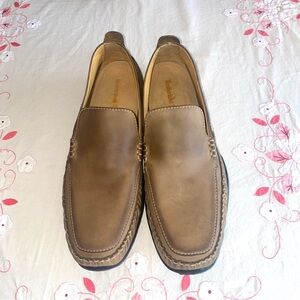 Timberland Brown Leather Slip-On Loafers